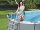 Bestway Power Steel 56710 - 549x274x122 cm - Piscina Ovale
