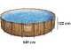 Bestway Power Steel Swim Vista 56977 - &Oslash;549x122 cm - Piscina Rotonda