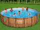 Bestway Power Steel Swim Vista 56977 - &Oslash;549x122 cm - Piscina Rotonda