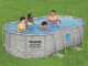 Bestway Power Steel Swim Vista 56714 - Piscina Ovale