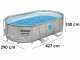 Bestway Power Steel Swim Vista 56714 - Piscina Ovale