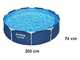 Bestway Steel Pro 56679 - &Oslash;305x76 cm - Piscina Rotonda + Pompa filtro 16 W