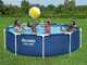 Bestway Steel Pro 56679 - &Oslash;305x76 cm - Piscina Rotonda + Pompa filtro 16 W