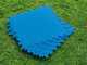 Piastrella antiscivolo blu 50x50 cm 9 pz Betsway 58220
