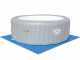 Piastrella antiscivolo blu 50x50 cm 9 pz Betsway 58220