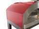 Rossofuoco Campagnolo Rosso - Forno a legna da esterno con carrello