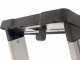 S.T.P. Issima A07IS175, 4 gradini, 1.51 m - Scalandrino in alluminio con cavalletto - Altezza stimata operativa 2.89 m