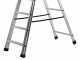 S.T.P. Issima A07IS225, 6 gradini, 1.97 m - Scalandrino in alluminio con cavalletto - Altezza stimata operativa 3.35 m