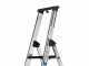 S.T.P. Issima A07IS225, 6 gradini, 1.97 m - Scalandrino in alluminio con cavalletto - Altezza stimata operativa 3.35 m