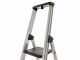 S.T.P. Issima A07IS250, 7 gradini, 2.20 m - Scalandrino in alluminio con cavalletto - Altezza stimata operativa 3.58 m