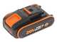 Worx Nitro WG286E - Tagliasiepi a batteria 2x20V/2Ah - Lama da 60 cm