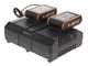 Worx Nitro WG286E - Tagliasiepi a batteria 2x20V/2Ah - Lama da 60 cm