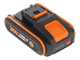 Worx Nitro WG286E - Tagliasiepi a batteria 2x20V/2Ah - Lama da 60 cm