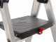 S.T.P. Issima, 8 gradini, 2.43 mt - Scalandrino in alluminio con cavalletto