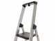 S.T.P. Issima A07IS275, 8 gradini, 2.43 m - Scalandrino in alluminio con cavalletto - Altezza stimata operativa 3.81 m
