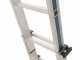 S.T.P. Universale A20UNINA, 2x6 gradini, 3.08 m - Scala in alluminio telescopica - Altezza stimata operativa 4.08 m