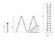 S.T.P. Universale A20UNINA, 2x6 gradini, 3.08 m - Scala in alluminio telescopica - Altezza stimata operativa 4.08 m
