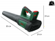 Bosch Advanced Leaf Blower 36V-750 - Soffiatore a batteria - SENZA BATTERIE E CARICABATTERIA
