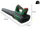 Bosch Advanced Leaf Blower 36V-750 - Soffiatore elettrico a batteria - SENZA BATTERIE E CARICABATTERIA