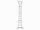 S.T.P. Universale, 2x8 gradini, 4.28 mt - Scala in alluminio telescopica