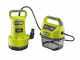 Ryobi RY18SPA-0 - Pompa sommersa per acque chiare e scure - 18V - SENZA BATTERIA E CARICABATTERIA