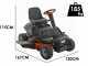 Yard Force E559 - Trattorino taglierba a batteria 56V/50Ah - Scarico laterale e mulching