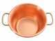 LAR Polentamatic - Paiolo in rame elettrico martellato per polenta a base piana 3.5L - 8W
