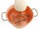 LAR Polentamatic - Paiolo in rame elettrico martellato per polenta a base piana 4.5L - 8W
