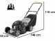 Alpina AL4 46 A - Tagliaerba a scoppio - Motore Stiga ST 120