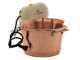LAR Polentamatic - Paiolo in rame elettrico martellato per polenta a induzione 6.5L - 8W