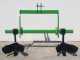 Seven Italy Big - Assolcatore a 2 ancore - Telaio da 140 cm - Per trattori con attacco a tre punti