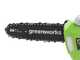 Greenworks G40PSFK2 - Potatore a batteria a spalla su asta di prolunga - Batteria 40V 2Ah