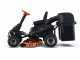 Yard Force E559 - Trattorino taglierba a batteria 56V/50Ah - Sacco di raccolta, scarico laterale e mulching