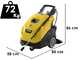 Lavor Auckland 1310 - Idropulitrice ad acqua calda professionale - 150 bar max - 600 l/h