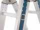 S.T.P. Universale A20UNINC, 2x10 gradini, 5.48 m - Scala in alluminio telescopica - Altezza stimata operativa 6.48 m