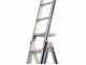 S.T.P. Europa A09A3350, 3x11 gradini, 8.30 m - Scala telescopica in alluminio - Altezza stimata operativa 9.30 m