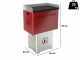Linea VZ QBY rosso - Barbecue pirolitico a pellet trasportabile