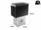 Linea VZ QBY nero - Barbecue pirolitico a pellet trasportabile