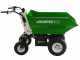 GreenBay eDumper 500 - Motocarriola a batteria 48V 32Ah - Cassone dumper