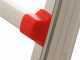 S.T.P. New Red A20NR, 2x8 gradini, 3.90 m - Scala in alluminio telescopica - Altezza stimata operativa 4.90 m