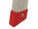 S.T.P. New Red A20NR, 2x8 gradini, 3.90 m - Scala in alluminio telescopica - Altezza stimata operativa 4.90 m