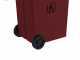 Linea VZ Party rosso - Barbecue pirolitico a pellet con ruote