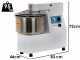 Euromech ETF 30 2v - Impastatrice a spirale capacit&agrave; 25Kg - Trifase due velocit&agrave;