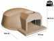 Linea VZ F2 - Forno a legna da incasso con camera &Oslash; 107 cm - Capacit&agrave; cottura 5 pizze