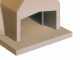 Linea VZ F2 - Forno a legna da incasso con camera &Oslash; 107 cm - Capacit&agrave; cottura 5 pizze