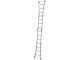 Marchetti Black 66, 2x12 gradini, 6.30 m - Scala telescopica in alluminio - Altezza stimata operativa 7.30 m
