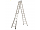 Marchetti Black 66, 2x12 gradini, 6.30 m - Scala telescopica in alluminio - Altezza stimata operativa 7.30 m