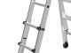 Marchetti Black 55, 2x10 gradini, 5.20 m - Scala telescopica in alluminio - Altezza stimata operativa 6.20 m