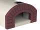 Linea VZ Capri - Forno a legna da incasso con piano cottura 72x70 cm - Capacit&agrave; cottura 3 pizze