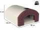 Linea VZ Sorrento - Forno a legna da incasso con piano cottura 72x105 cm - Capacit&agrave; cottura 5 pizze